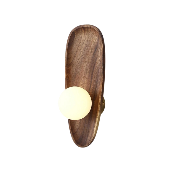 Houten LED Wandlamp – Scandinavisch Minimalistisch Binnenverlichting voor Moderne Woningen