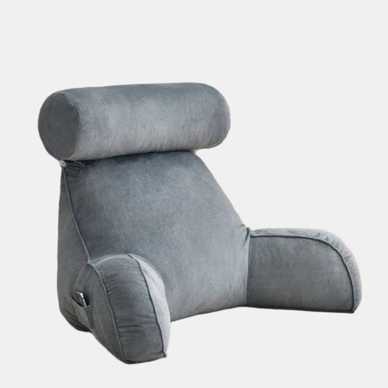 Knusse Leesrugkussen met Armleningen  Ergonomisch Steunkussen voor Bed en Bank