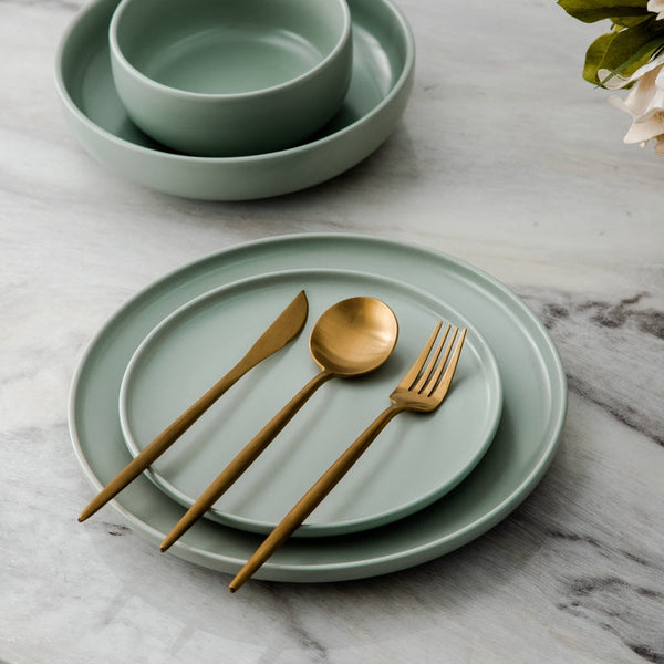 Luxe Roestvrijstalen Bestekset – Goudkleurig Design | 24-delig / 48-delig