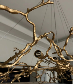 Elegante Takkenkroonluchter Plafondlamp – Moderne Kristallen Hanglamp