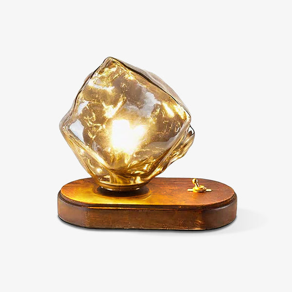 Frostleuchten Glas Tafellamp – Elegante IJsachtige Vormgeving voor Moderne Interieurs