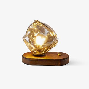Frostleuchten Glas Tafellamp – Elegante IJsachtige Vormgeving voor Moderne Interieurs