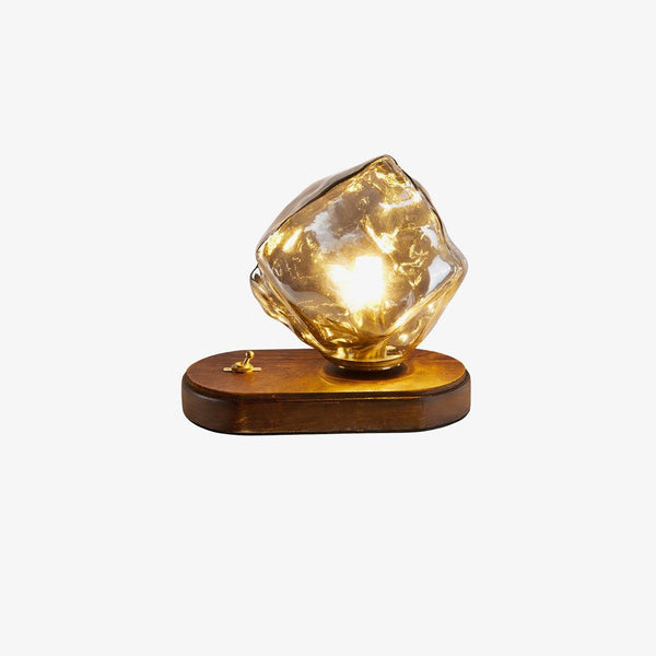 Frostleuchten Glas Tafellamp – Elegante IJsachtige Vormgeving voor Moderne Interieurs