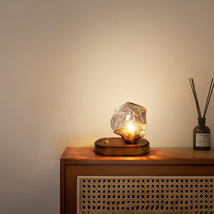Frostleuchten Glas Tafellamp – Elegante IJsachtige Vormgeving voor Moderne Interieurs
