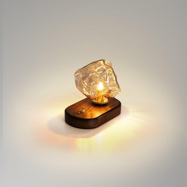 Frostleuchten Glas Tafellamp – Elegante IJsachtige Vormgeving voor Moderne Interieurs