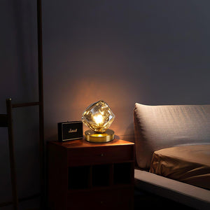 Frostleuchten Glas Tafellamp – Elegante IJsachtige Vormgeving voor Moderne Interieurs