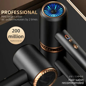Professionele 2400W Föhn met Ionentechnologie – Snel Drogen & Pluisvrij Haar