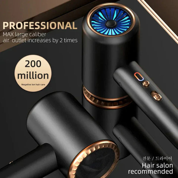 Professionele 2400W Föhn met Ionentechnologie – Snel Drogen & Pluisvrij Haar