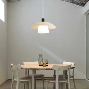 Minimalistische Japanse Hanglamp – Warm LED-licht voor Moderne Interieurs