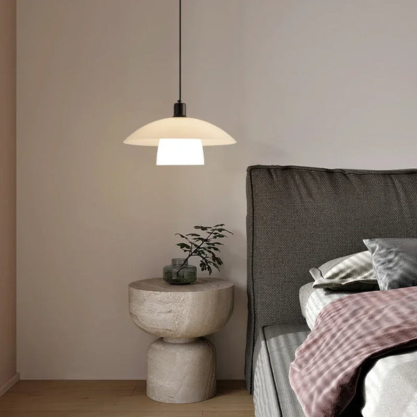 Minimalistische Japanse Hanglamp – Warm LED-licht voor Moderne Interieurs