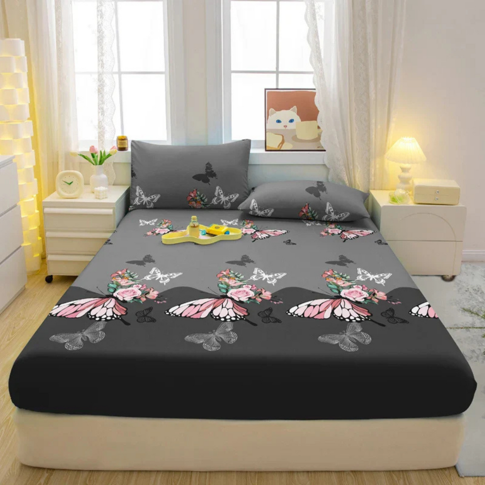 Elegante Grijze Bedsprei – Stijlvolle Decoratieve Sprei voor de Slaapkamer
