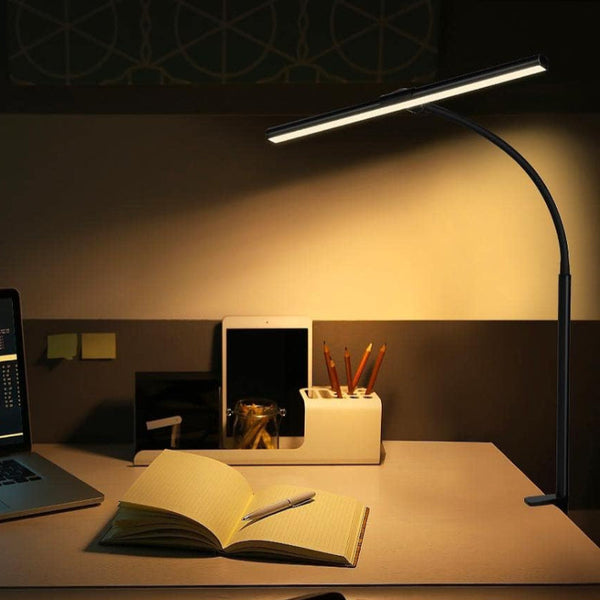 Verstelbare LED Bureaulamp met Flexibele Hals & Klem  Oogvriendelijke Verlichting voor Thuis & Kantoor