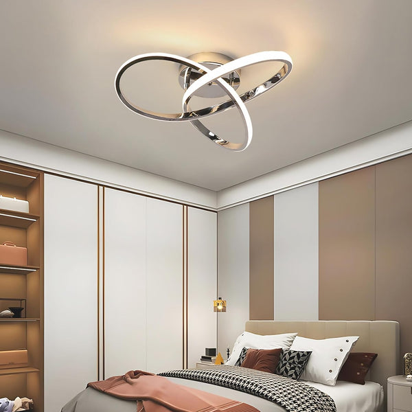 Moderne Plafondlamp met Bloemmotief  Elegante Verlichting voor Huisinterieurs