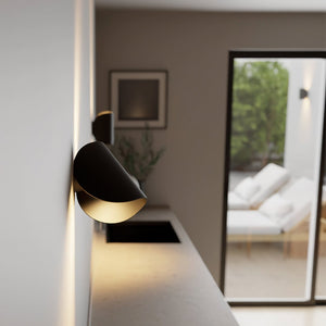 Moderne Draaibare Wandlamp met Artistiek Design LED Wandverlichting voor Slaapkamer & Kantoor