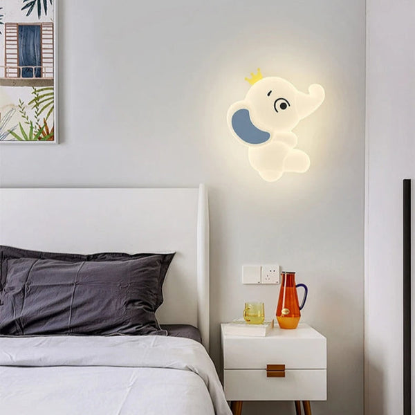 Creatieve Olifant Wandlamp  Speelse Cartoon Verlichting voor Stijlvolle Interieurs