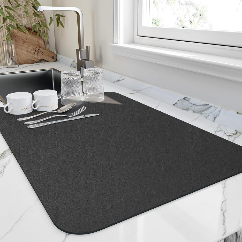 Kieselgur Keuken Druipmat – Snel Droog, Hygiënisch & Duurzaam