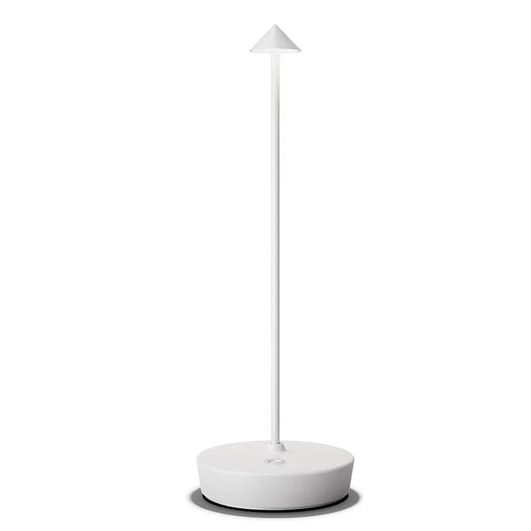 LumisBogen Draadloze LED Tafellamp – Minimalistische Woonverlichting, Oplaadbaar, Touch Bediening, Zwart & Goud