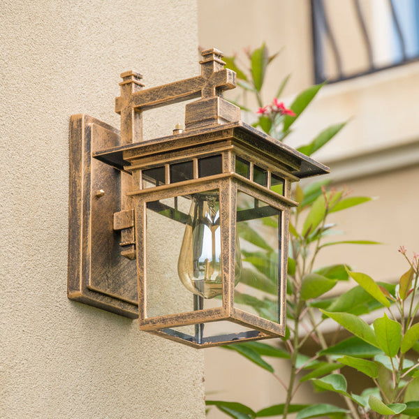 Elegante Zwarte Buitenwandlamp Alessio – Moderne Tuin- & Terrasverlichting