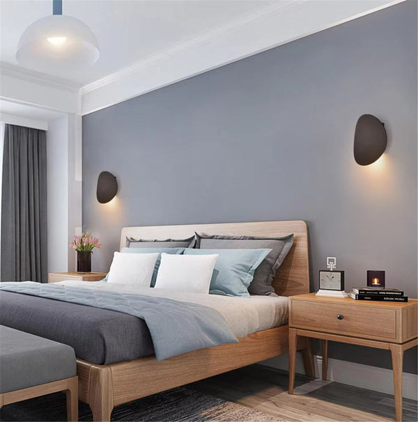 Wandlamp Gebogen Design | Moderne Minimalistische Aluminium Wandlamp in Zwart, Wit of Goud