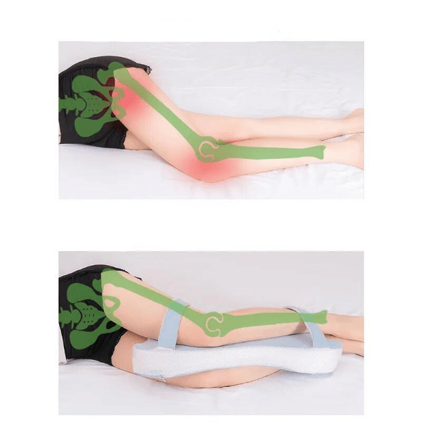 Ergonomisch Kniekussen – Orthopedisch Slaapkussen 53x23x8 cm voor Heupen & Rug