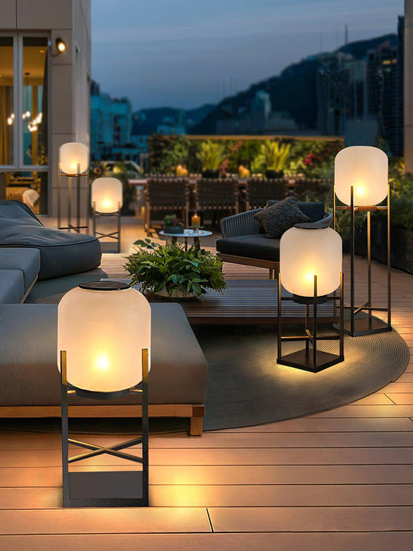 Moderne Buitenlamp van RVS & Glas – Waterdicht IP65, LED Tuinlamp met Certificering