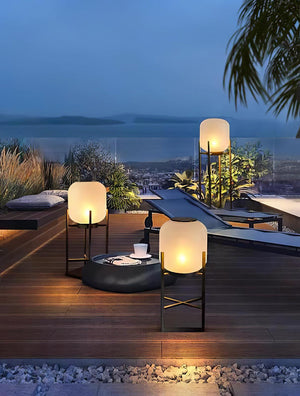 Moderne Buitenlamp van RVS & Glas – Waterdicht IP65, LED Tuinlamp met Certificering