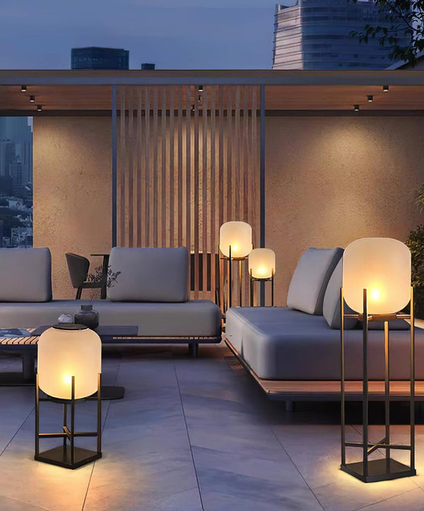 Moderne Buitenlamp van RVS & Glas – Waterdicht IP65, LED Tuinlamp met Certificering