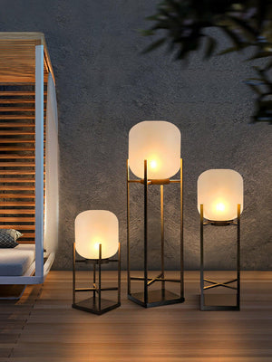 Moderne Buitenlamp van RVS & Glas – Waterdicht IP65, LED Tuinlamp met Certificering