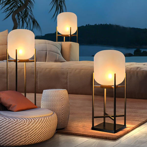 Moderne Buitenlamp van RVS & Glas – Waterdicht IP65, LED Tuinlamp met Certificering