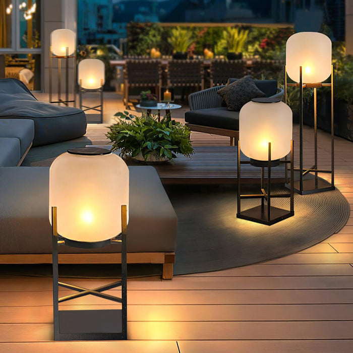 Moderne Buitenlamp van RVS & Glas – Waterdicht IP65, LED Tuinlamp met Certificering
