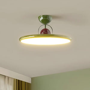Elegante Moderne Plafondlamp met Natuurlijk Design – Warme LED Sfeerverlichting