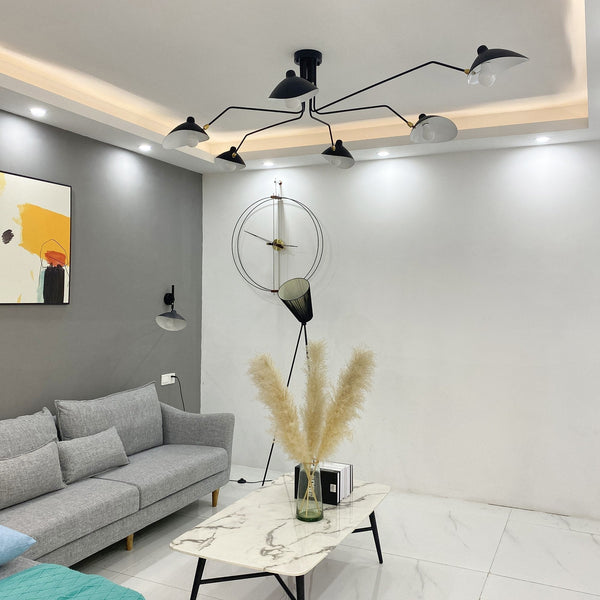 3 Arms Verstelbare Wandlamp  Moderne Elegante Verlichting voor Woonkamer en Eetkamer