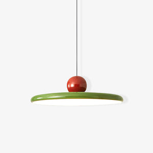 Elegante Rode Hanglamp 30 cm Metaal voor Eetkamer – Verstelbare LED Verlichting