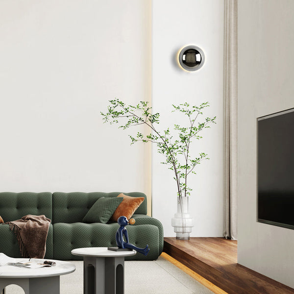 Luxe Ronde Noordse Wandlamp  Moderne LED Verlichting voor Hal, Slaapkamer & Trap