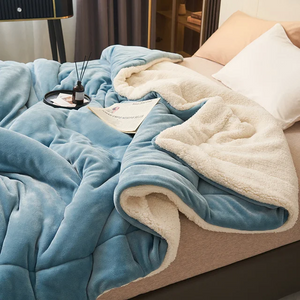 Luxe Fleece Deken Zachte & Warme Plaid voor Woonkamer en Slaapkamer