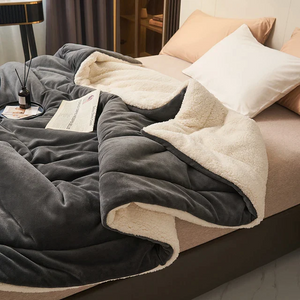Luxe Fleece Deken Zachte & Warme Plaid voor Woonkamer en Slaapkamer