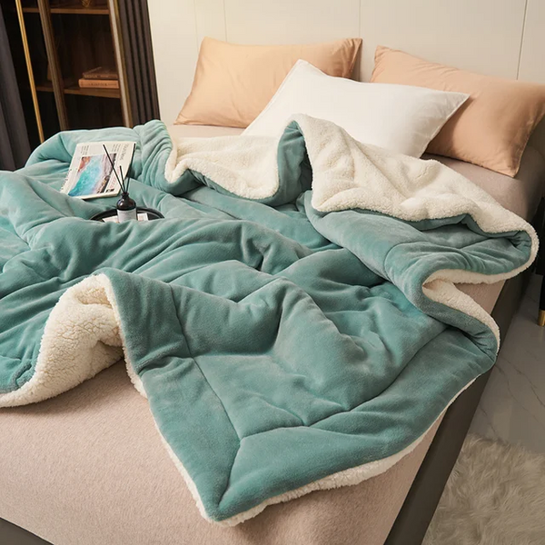 Luxe Fleece Deken Zachte & Warme Plaid voor Woonkamer en Slaapkamer