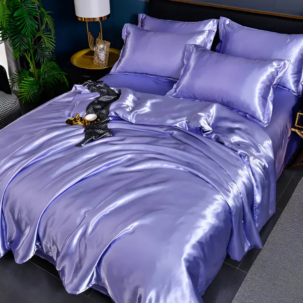 Luxe Zijdeachtig Bedtextiel  Ademend, Zacht & Elegant voor Slaapkamer Comfort