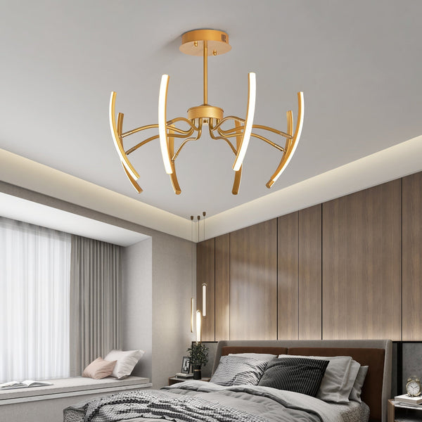 Moderne LED Kroonluchter Hanglamp – Elegante Plafondlamp voor Woonkamer & Eetkamer