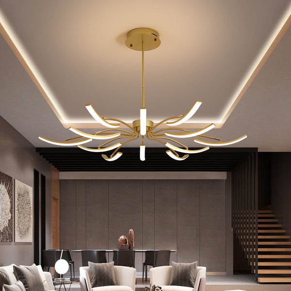 Moderne LED Kroonluchter Hanglamp – Elegante Plafondlamp voor Woonkamer & Eetkamer