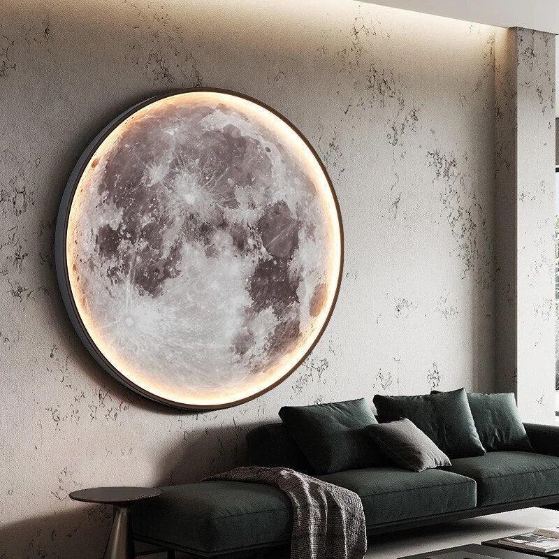 Luniere Moon Wandlamp – Magisch LED Maanlicht voor Woondecoratie