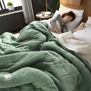 Gezellige Sherpa Fleece Deken – Zacht, Warm en Luxe Plaid voor Bed & Bank