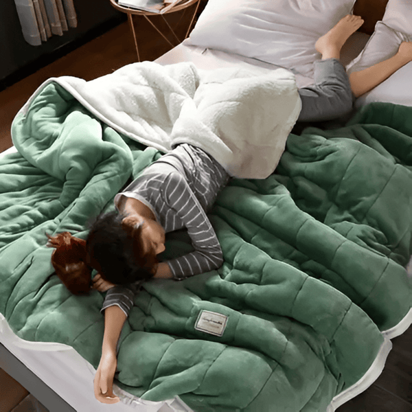 Gezellige Sherpa Fleece Deken – Zacht, Warm en Luxe Plaid voor Bed & Bank