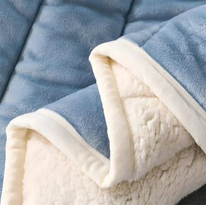 Gezellige Sherpa Fleece Deken – Zacht, Warm en Luxe Plaid voor Bed & Bank