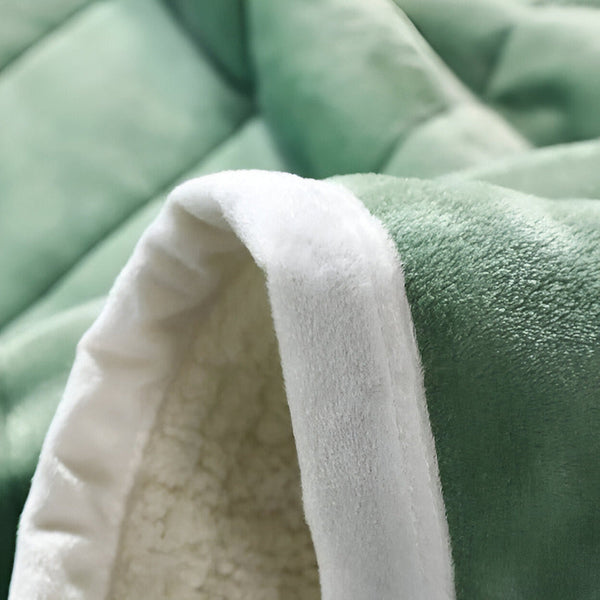 Gezellige Sherpa Fleece Deken – Zacht, Warm en Luxe Plaid voor Bed & Bank
