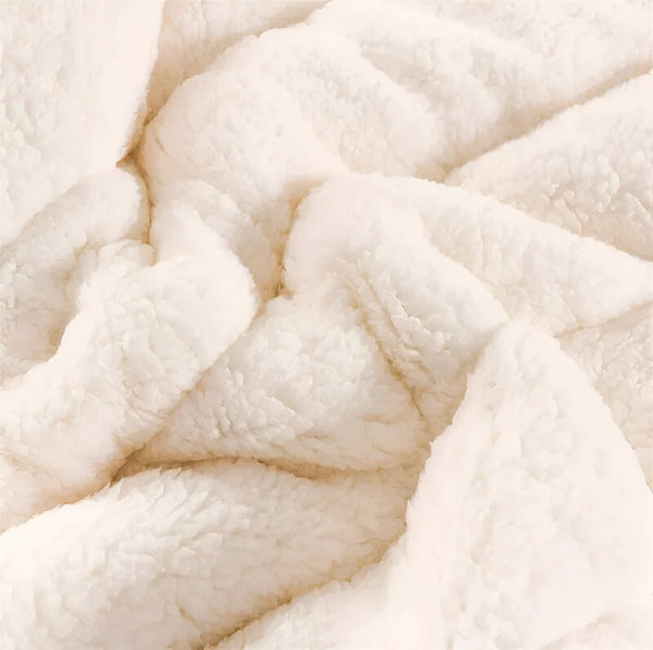Gezellige Sherpa Fleece Deken – Zacht, Warm en Luxe Plaid voor Bed & Bank