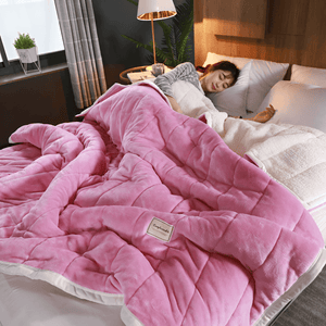 Gezellige Sherpa Fleece Deken – Zacht, Warm en Luxe Plaid voor Bed & Bank