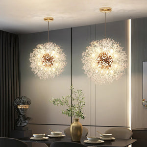 Elegante Kristallen Hanglamp – Luxe LED Plafondlamp voor Woonkamer & Eetkamer