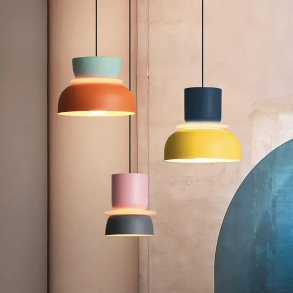 Moderne Nordische Kleurrijke Hanglamp – DulceHue Verstelbare Plafondlamp