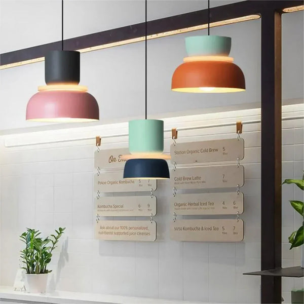 Moderne Nordische Kleurrijke Hanglamp – DulceHue Verstelbare Plafondlamp